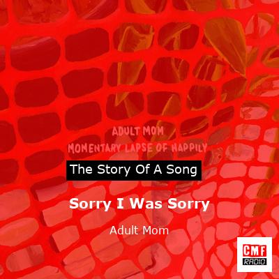 Sorry I Was Sorry – Adult Mom