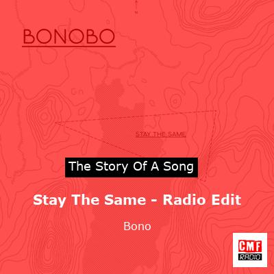 Stay The Same – Radio Edit – Bono