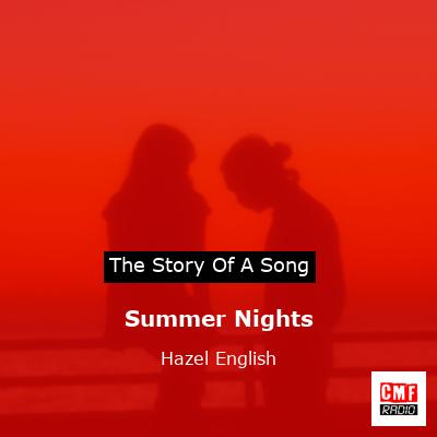 final cover Summer Nights Hazel English
