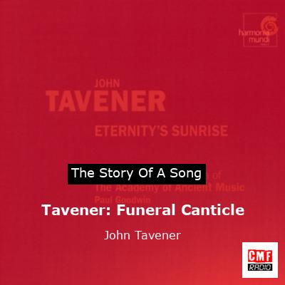 final cover Tavener Funeral Canticle John Tavener