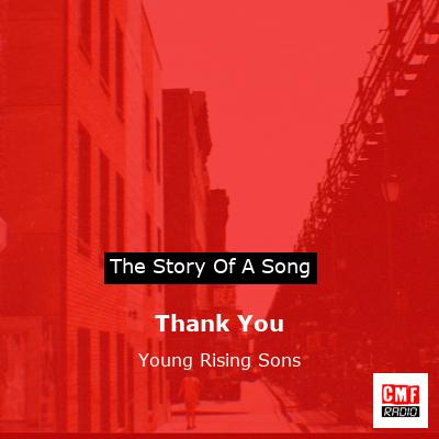 Thank You – Young Rising Sons
