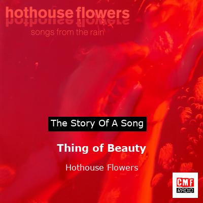 Thing of Beauty – Hothouse Flowers