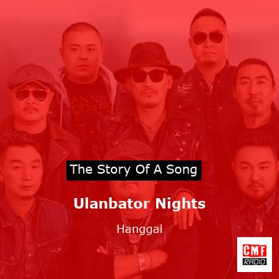 final cover Ulanbator Nights Hanggai