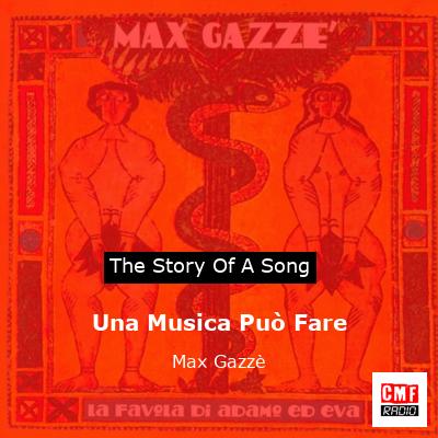 final cover Una Musica Puo Fare Max Gazze