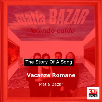 final cover Vacanze Romane Matia Bazar