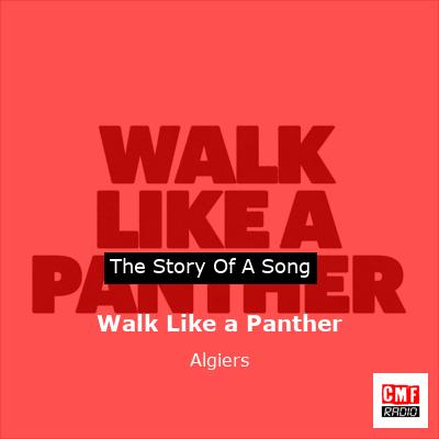 final cover Walk Like a Panther Algiers