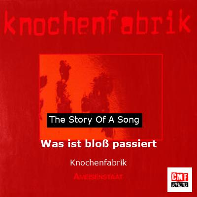 Was ist bloß passiert – Knochenfabrik