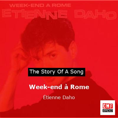 final cover Week end a Rome Etienne Daho