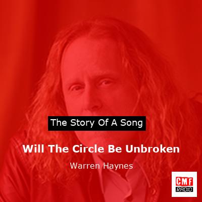 final cover Will The Circle Be Unbroken Warren Haynes