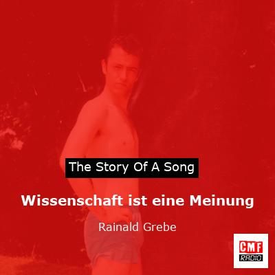 Wissenschaft ist eine Meinung – Rainald Grebe