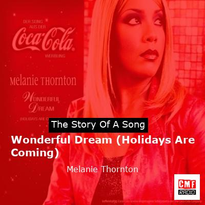 final cover Wonderful Dream Holidays Are Coming Melanie Thornton