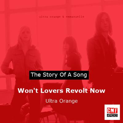 Won’t Lovers Revolt Now – Ultra Orange