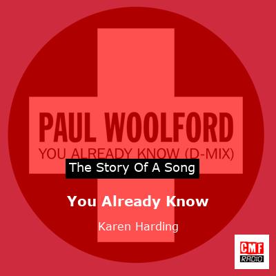 You Already Know – Karen Harding