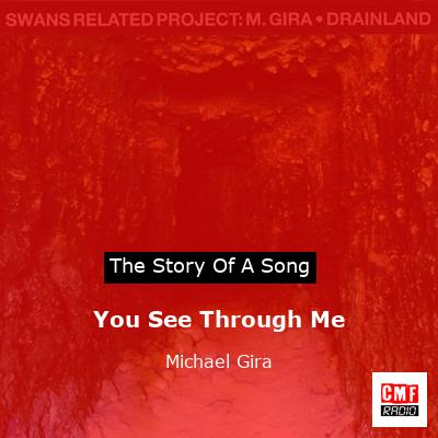 You See Through Me – Michael Gira