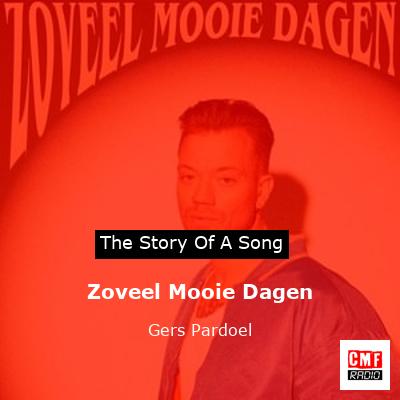 final cover Zoveel Mooie Dagen Gers Pardoel