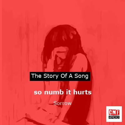 so numb it hurts – Sorrow