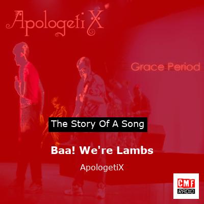 Baa! We’re Lambs – ApologetiX