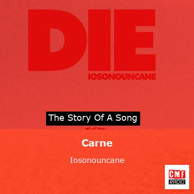 Carne – Iosonouncane