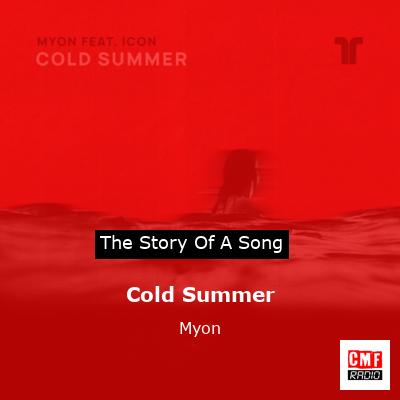 final cover Cold Summer Myon