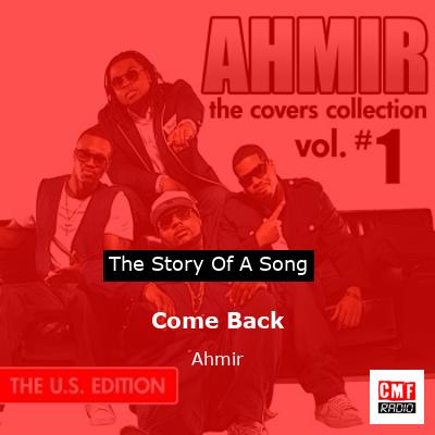 final cover Come Back Ahmir