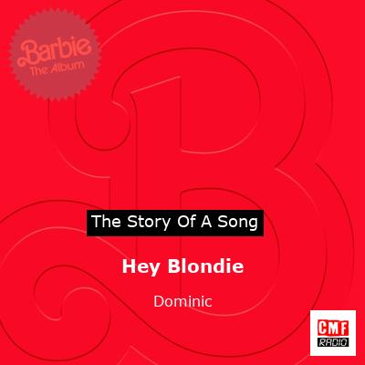 final cover Hey Blondie Dominic
