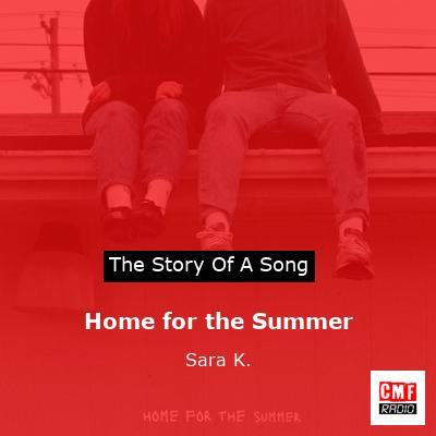 final cover Home for the Summer Sara K