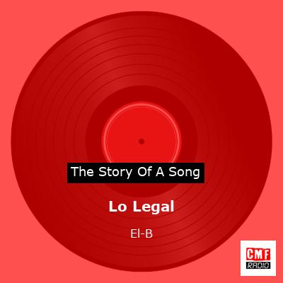 final cover Lo Legal El B