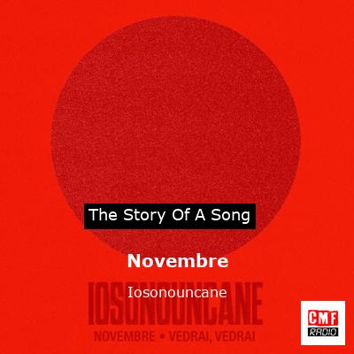 Novembre – Iosonouncane