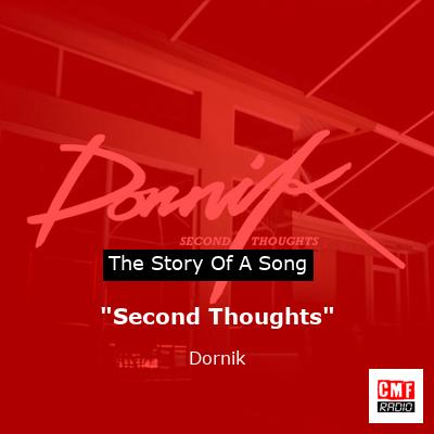 final cover Second Thoughts Dornik