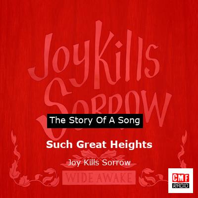 final cover Such Great Heights Joy Kills Sorrow