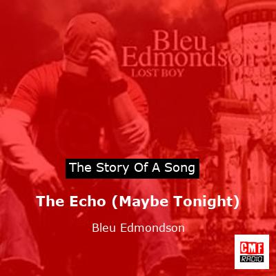 final cover The Echo Maybe Tonight Bleu Edmondson