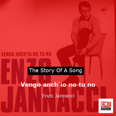 final cover Vengo anchio no tu no Enzo Jannacci