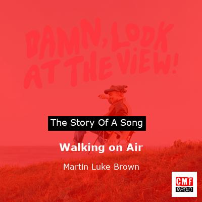 final cover Walking on Air Martin Luke Brown