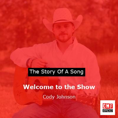final cover Welcome to the Show Cody Johnson