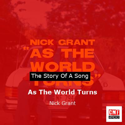 final cover As The World Turns Nick Grant