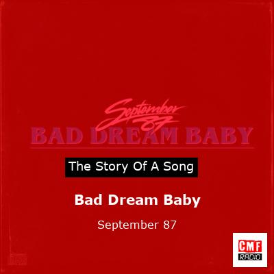 final cover Bad Dream Baby September 87