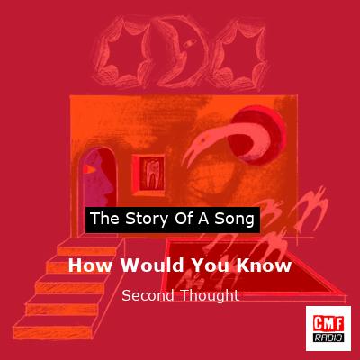 final cover How Would You Know Second Thought