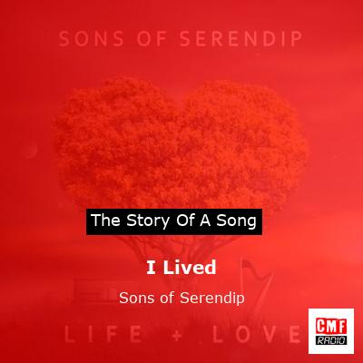 final cover I Lived Sons of Serendip