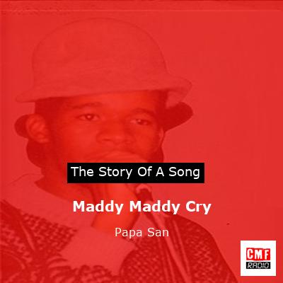 final cover Maddy Maddy Cry Papa San