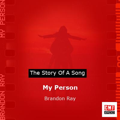 final cover My Person Brandon Ray