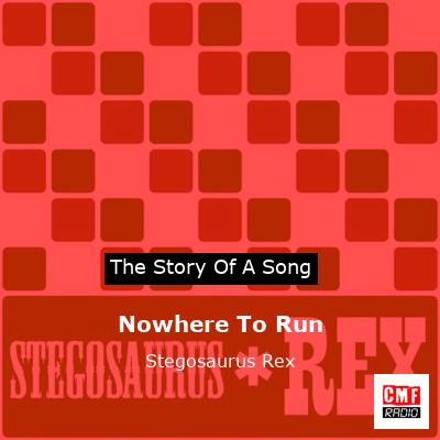 final cover Nowhere To Run Stegosaurus Rex
