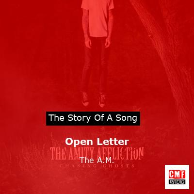Open Letter – The A.M.