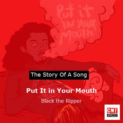 final cover Put It in Your Mouth Black the Ripper