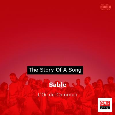 final cover Sable LOr du Commun