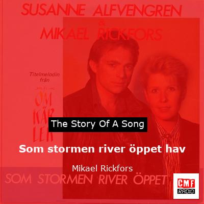 final cover Som stormen river oppet hav Mikael Rickfors