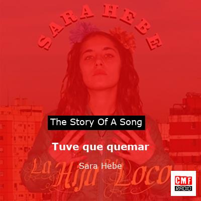 final cover Tuve que quemar Sara Hebe