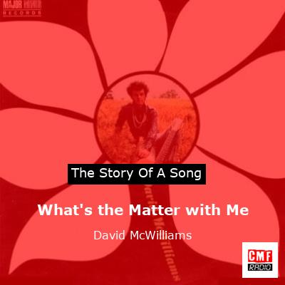 What’s the Matter with Me – David McWilliams