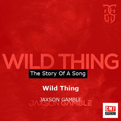 Wild Thing – JAXSON GAMBLE