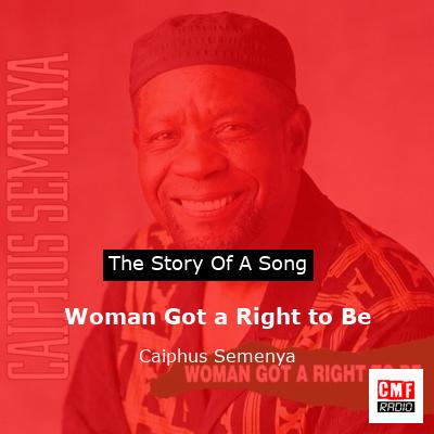 final cover Woman Got a Right to Be Caiphus Semenya