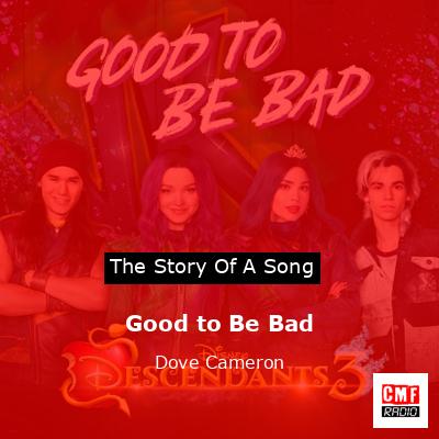 final cover Good to Be Bad Dove Cameron